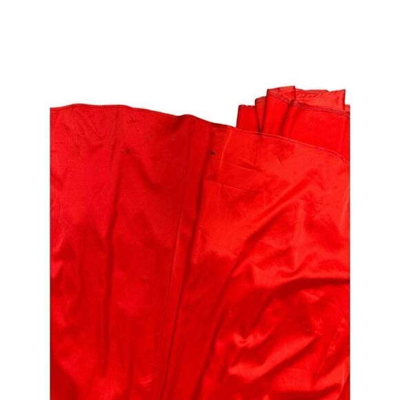 Mac Duggal Cut-Out Bow Satin Red Gown Formal Dress sz 12 - Picture 10 of 16